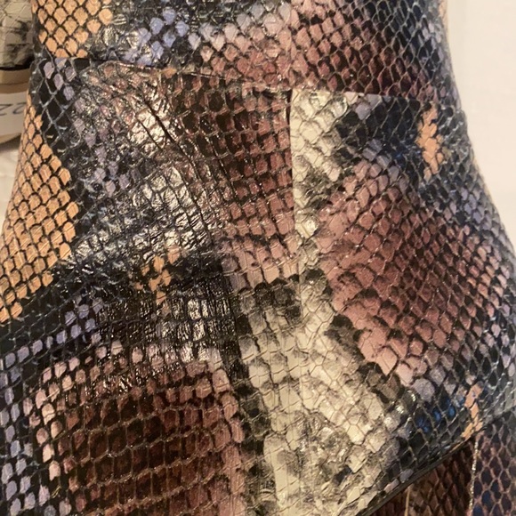 NWT SAM EDELMAN snake print Clarem boots - Picture 10 of 15